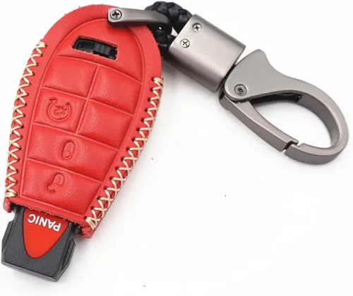 Vista 8 de de cuero para IYZ-C01C Chrysler 300 Town & Country Dodge Challenger Durango Grand Caravan Journey Magnum Ram 1500 2500 3500 Jeep Grand Cherokee 4