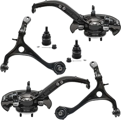 Vista 120 de Detroit Axle - Kit de brazos de control de extremo delantero RWD para Dodge Charger Challenger Chrysler 300, 2 brazos de control delantero