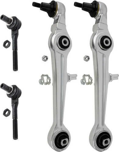Vista 144 de Detroit Axle - Kit de 4 brazos de control de extremo delantero para Dodge Dart 13-16, Chrysler 200 15-17, 2 brazos de control inferiores, 2 extremos