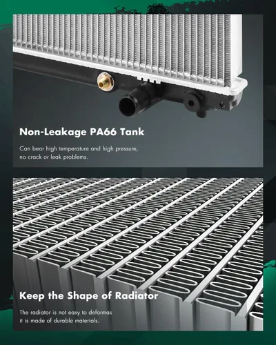 Vista 6 de SCITOO 2453 Radiador AT Radiador Fit 2001-2007 para Toyota para Highlander 2.4L