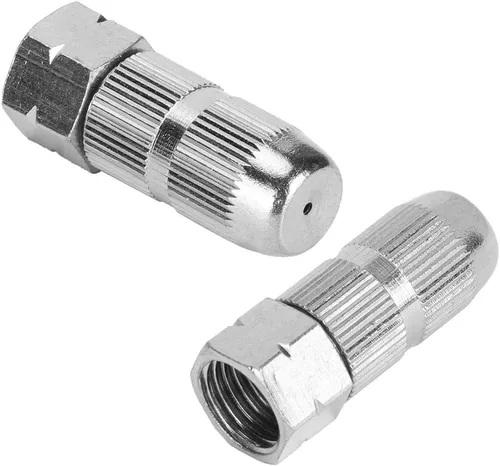 Vista 6 de 2 puntas de boquilla pulverizadora, G3/8 DN10 Boquilla ajustable con patrón de cono de latón, boquilla atomizadora de manguera para rociador