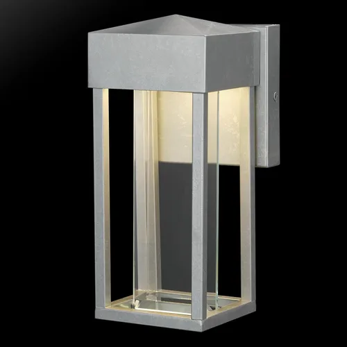 Vista 10 de GLOBE Electric 44880 Bowie - Aplique de pared integrado con 1 luz LED, acero galvanizado, bombilla no incluida