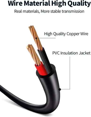 Vista 3 de Tonton Survelliance DVR - Paquete de 2 cables de extensión de alimentación CC de 3.3 pies x 0.083 in 5521 macho a hembra de 12 V CC compatible