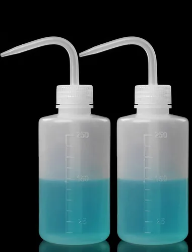 Vista 31 de 2 botellas de lavado de tatuajes de 8.5 fl oz Botella de agua de 8 oz para riego de suculentas y limpieza médica, negro y azul