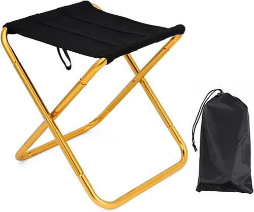 Folding Camping Stool Portable Seats Little Fishing Chair Foldable Camp Stool for Camping Fishing Hikings Gardenings