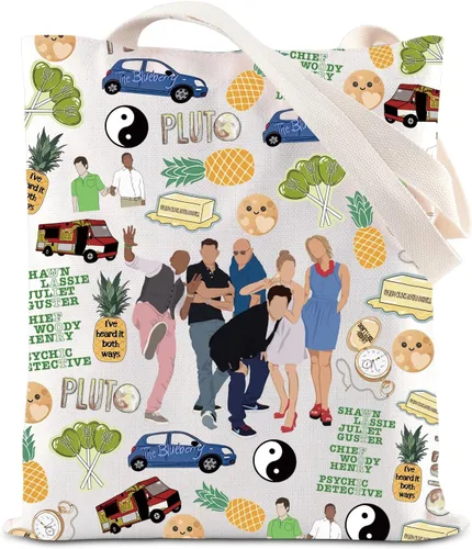 ENSIANTH Bolso de mano inspirado en el programa de televisión de la comedia de la película Psychos Lover Gift I've Heard it Both Ways Pineapple Bag