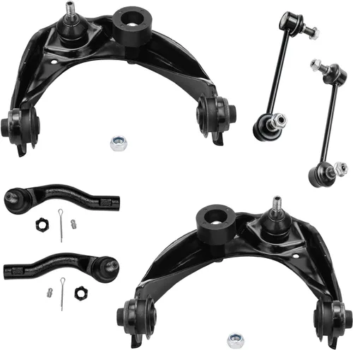Vista 76 de Detroit Axle - Kit de extremo delantero RWD para Chrysler 300 Dodge Charge Challenger 2011-2019, 2 brazos de control inferiores traseros 2 rótulas
