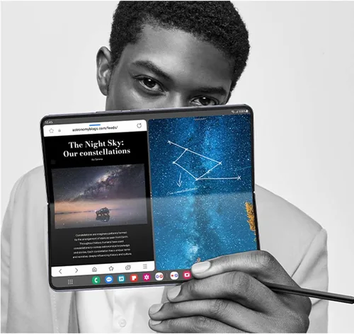 Vista 6 de Z Fold 6 S Pen para Samsung Galaxy Z Fold5 Stylus Pen y Z Fold6 SPen Fold Edition Z Fold 5 Slim S-Pen + puntas de repuesto (negro) EJ-PF946BBEGUS