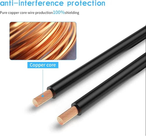 Vista 3 de EKYLIN - Cable de extensión de vídeo para coche, 4 pines, resistente al agua, a prueba de golpes, para cámara de visión trasera CCTV, camión