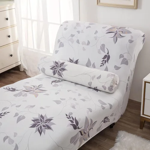 Vista 4 de Funda para tumbona sin brazos, funda elástica estampada para sofá reclinable, fundas elásticas para tumbonas para sala de estar, dormitorio, 01