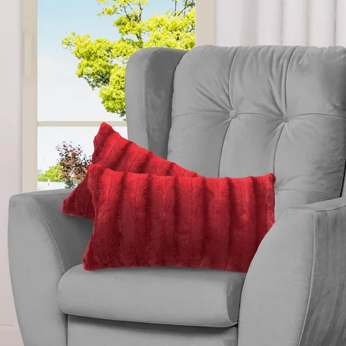 Vista 28 de Cheer Collection Almohadas Decorativas de Piel Sintética - Almohadas Decorativas para Sofá, Almohadas Decorativas para Cama, Almohadas de Acento