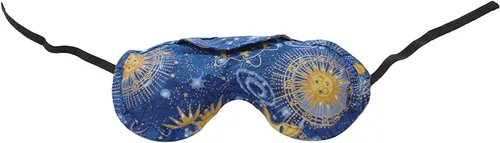 Vista 6 de Nature's Approach - Máscara de almohada para ojos de lavanda con relleno de aromaterapia herbal, apta para congelador y microondas para terapia