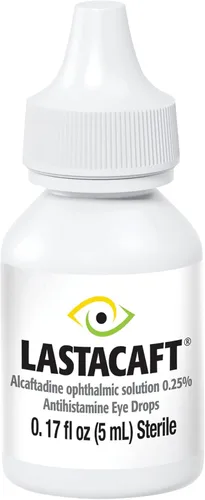 Vista 9 de Lastacaft Once Daily Eye Allergy - Gotas para aliviar la picazón, 0.17 fl oz (0.2 fl oz), 1 unidad