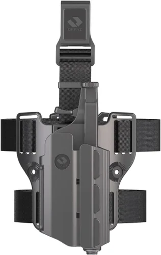 Vista 23 de Orpaz T40 - Funda ajustable y modular Canik TP9 compatible con soporte OWB Canik TP9 con luz/láser/vista/óptica, asegurará tu pistola con una