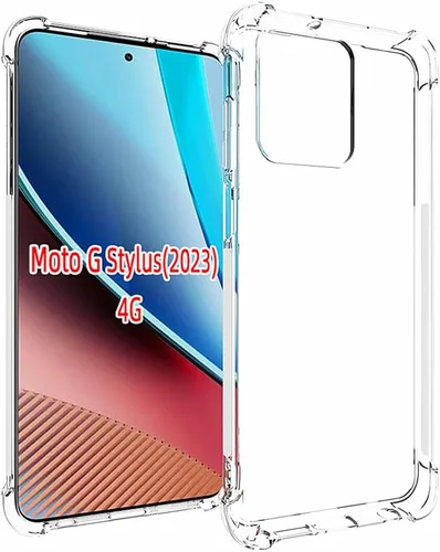 Funda para Moto G Stylus 4G 2023, Moto G Stylus 4G 2023, funda protectora de silicona suave de TPU para Motorola Moto G Stylus 4G 2023 (transparente)