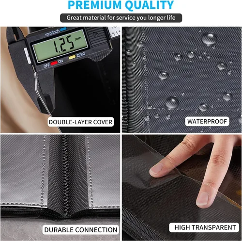 Vista 3 de Carpeta para Tarjetas, 360 Bolsillos Carpetas de Tarjetas Comerciales Mejoradas, Carpeta de Colección de Tarjetas 9 Bolsillos, Carga Lateral Carpeta