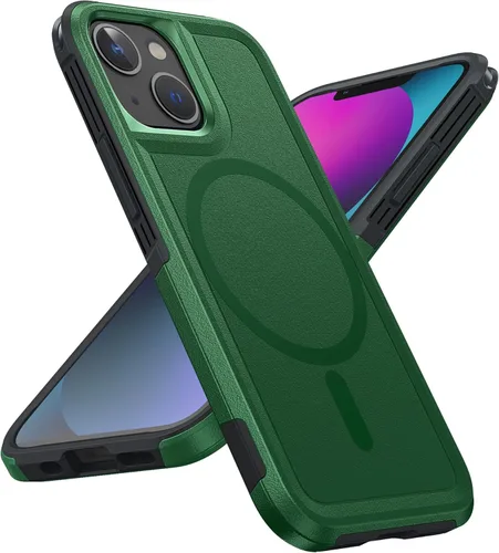 Vista 122 de FNTCASE para iPhone Air Case Clear: Fundas magnéticas para teléfono con protector de pantalla a prueba de caídas, compatibles con Magsafe, delgadas