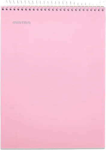 Vista 17 de Mintra Office TOP BOUND Cuadernos de espiral duraderos (hielo ártico, aceite de chile, verde oliva, rayas universitarias, paquete de 3)