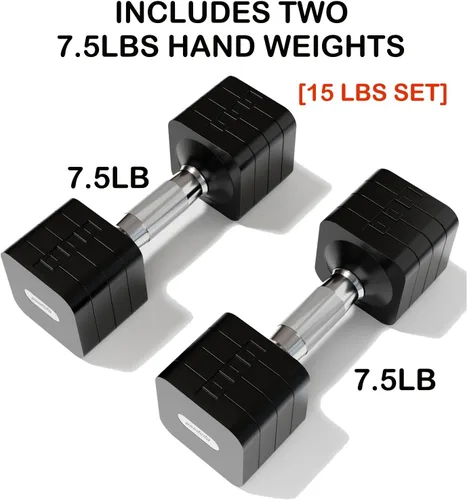 Vista 2 de 15LBS 30LBS Adjustable Dumbbell Set Free Weights Dumbbells Set for Women Men Hand Weights Sets Adjust Dumbbell Weight Sets for Home Gym Exercise