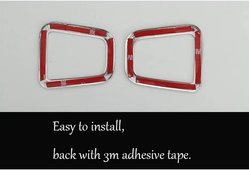 Vista 7 de YIWANG ABS cromado tablero de instrumentos de coche aire acondicionado salida salida marco cubierta ajuste 2 unids para Land Rover Discovery 4 LR4