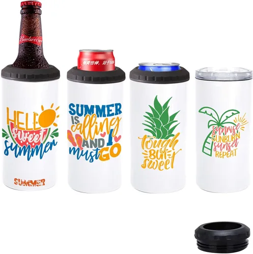 1 paquete de vasos de sublimación en blanco de 16 onzas