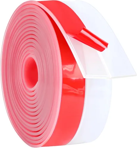 Vista 12 de ToLanbbt Burletes de Silicona Tira de Sellado para Puerta 1 pulgada x 20 pies Tapón de Corrientes de Aire para Puerta Cinta Autoadhesiva