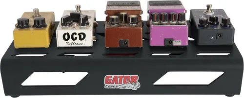 Vista 13 de Pedalera GPB-BAK-1 de Gator Cases, de aluminio, con estuche de transporte, tamaño grande, color negro camuflaje, Negro, S