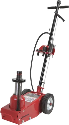 Vista 10 de Strongway Gato de Piso de Servicio Neumático/Hidráulico de Elevación Rápida de 22 Toneladas