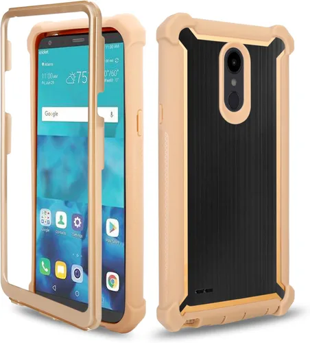 Vista 6 de Asuwish Funda de teléfono para LG Aristo 2/3 Plus, Rebel 4, Tribute Empire Dynasty, Zone 4, K8 Plus 2018 K8S, Fortune 2, Phoenix 4, Risio 3, Negro