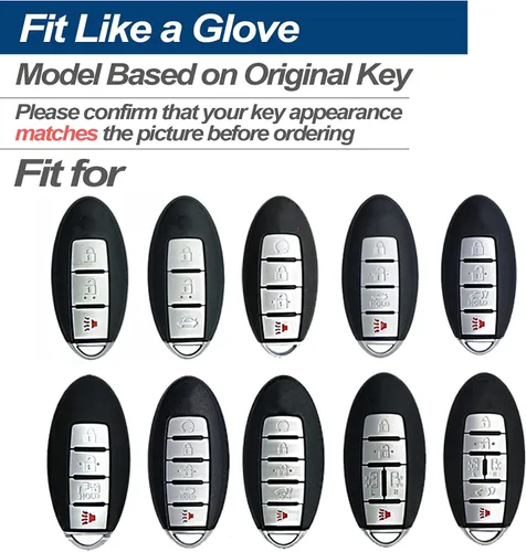 Vista 2 de Compatible con Nissan Z GT-R Kicks Leaf Altima Armada Maxima Murano Pathfinder Rogue Sentra Titan Versa Frontier Titan XD Rogue Sport Infiniti QX80