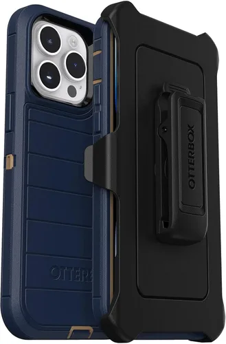 Vista 11 de Funda OtterBox Defender Series Edición Sin Pantalla para iPhone 14 Pro Max (Solamente) - Clip de Funda Incluido - Protección de Defensa Microbiana