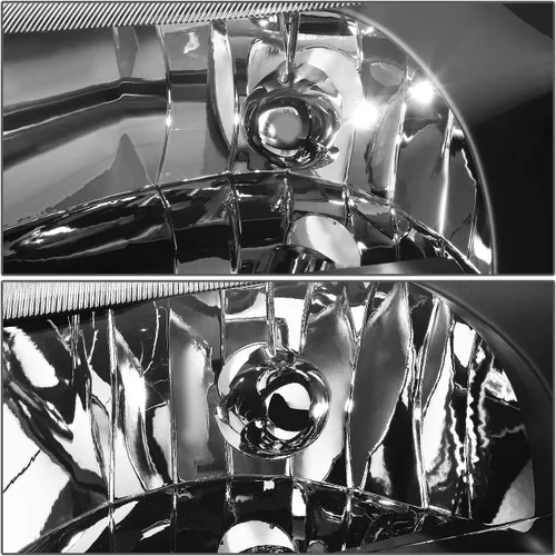 Vista 3 de DNA MOTORING HL-OH-FM99-BK-AM - Repuesto de faros delanteros color ámbar negro compatible con Mustang 99-04