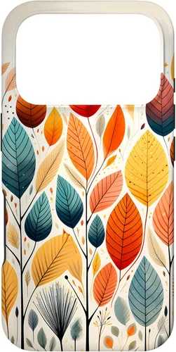 Vista 30 de Autumn Leaves Fall Modern Boho Case for iPhone 16