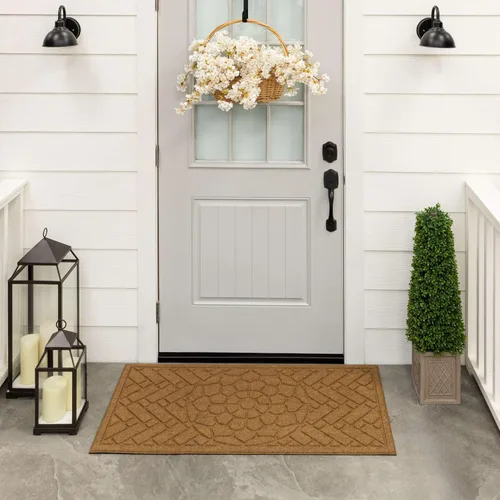 Vista 13 de Mohawk Home Stoney Medallion - Tapete de arcilla ornamental informal de 2 x 4 pies, perfecto para porche, garaje