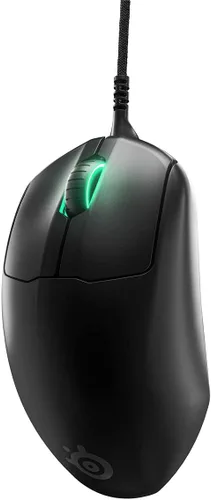 Vista 6 de SteelSeries Prime mouse para videojuegos FPS, 18,000 CPI, sensor óptico TrueMove Pro, 5 botones programables, interruptores ópticos magnéticos