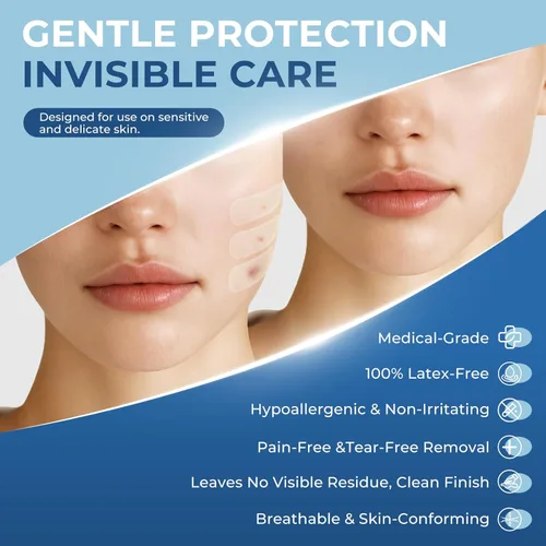 Vista 6 de Rollo hidrocoloide de grado médico de 2 pulgadas x 20 pies – Cinta hidrocoloide autoadhesiva impermeable extra larga para el cuidado de heridas