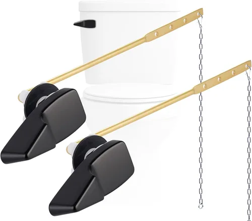 Vista 20 de Hygie Rinse Kit de reemplazo universal de mango de inodoro de metal de montaje frontal compatible con American Standard/Mansfield/Gerber/TOTO, Cromo