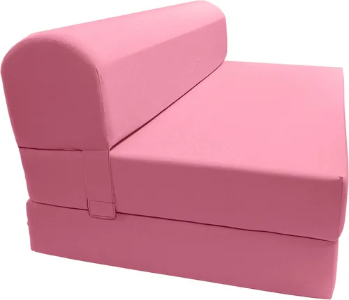 Vista 7 de D & D Futon Furniture Chair cama plegable de espuma, sofá de estudio, colchón de espuma doblado (6 x 36 x 70 pulgadas, azul real)