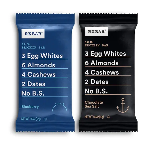 RXBAR - Barra para el desayuno, bocadillo alto en proteínas