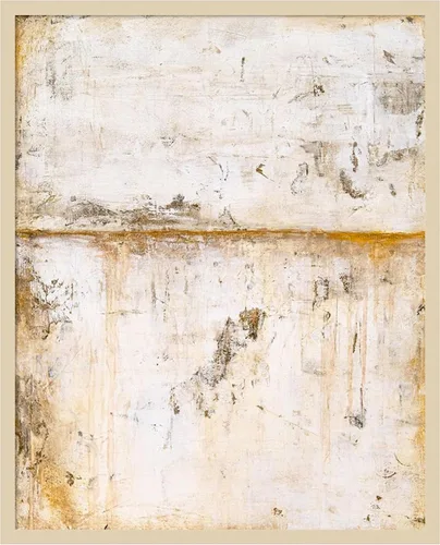 Vista 15 de Amanti Art Framed Wall Art Print 21x17 White Serene by Erin Ashley, Abstract Wall Art, Modern Contemporary Decor, Small Poster Painting Artwork for