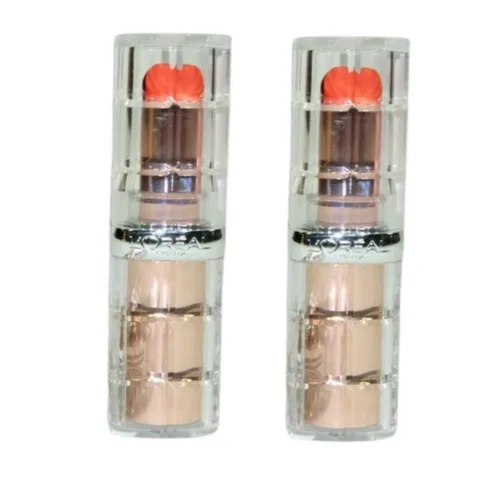 Vista 2 de Lote de 2 lápices labiales L'Oreal Paris Colour Riche Plump and Shine, Nectarine Plump 101