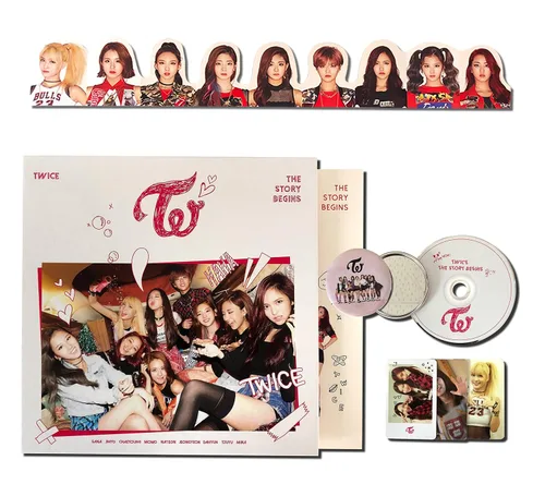 TWICE 1st Mini Album THE STORY BEGINS Photobook + Photocards + Garland