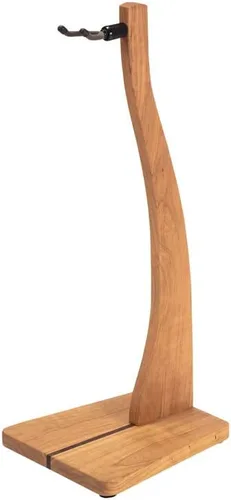 Vista 10 de Zither - Soporte de madera para bajo, hecho a mano, madera de cerezo maciza, ideal para bajo eléctrico, fabricado en Estados Unidos
