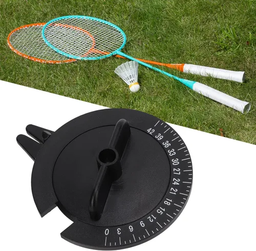 Vista 5 de Calibrador de tensión de raqueta de bádminton Probador de tensión de cuerda de bádminton Medición precisa Valor de presión Stringmeter Medidor