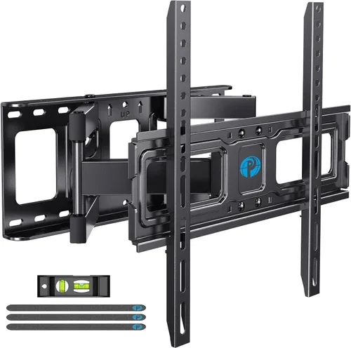 Pipishell Soporte de pared para TV para televisores LED LCD OLED 4K de 26-74 pulgadas de hasta 99 libras, soporte de montaje de TV de movimiento