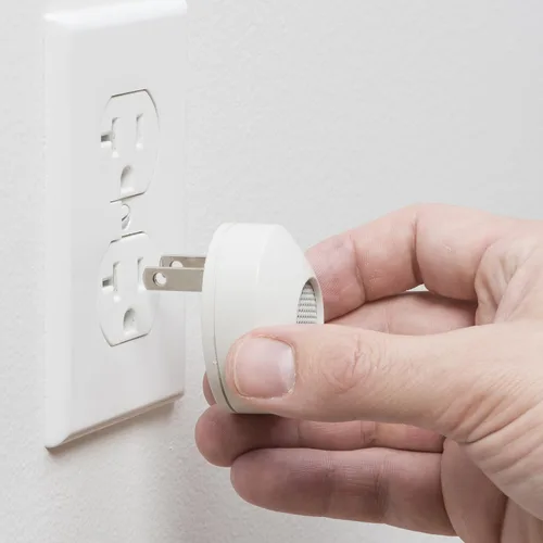 Vista 5 de Victor Mini M753SN ultrasónico con luz nocturna, paquete de 3, color blanco