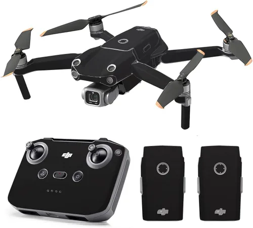 Vista 38 de SopiGuard Skin for DJI Mavic Air 2s Juego completo de calcomanías de vinilo de precisión + controlador + 3 fundas de batería (blanco mate)