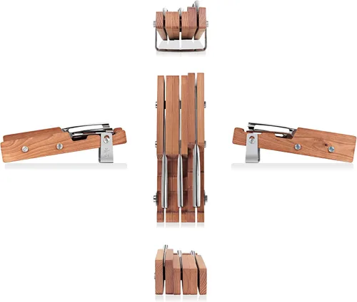 Vista 3 de Cangshan Cutlery Juego de bloques de cuchillos de acero alemán N1 Series X50Cr15MoV