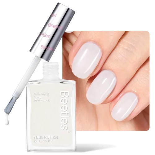 Vista 10 de Beetles - Esmalte de uñas Bubble Bliss, 2 en 1, fortalecedor de uñas, esmalte de crecimiento de uñas, capa base para uñas delgadas dañadas, uñas