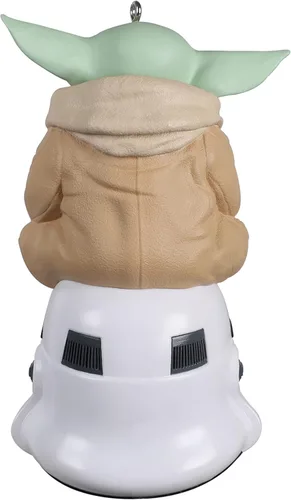 Vista 2 de Hallmark – Adorno navideño de recuerdo, edición Star Wars de 2021: The Mandalorian: The Child